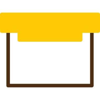 tahta pano simgesi vektör illüstrasyonuName