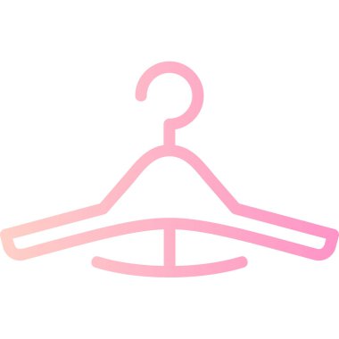 Askı. Web simgesi basit illüstrasyon