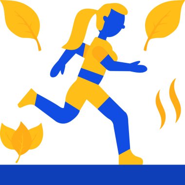 Maraton koşusu, vektör