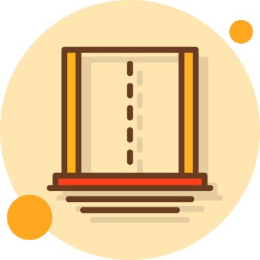 mobilya ikonu vektör illüstrasyonu