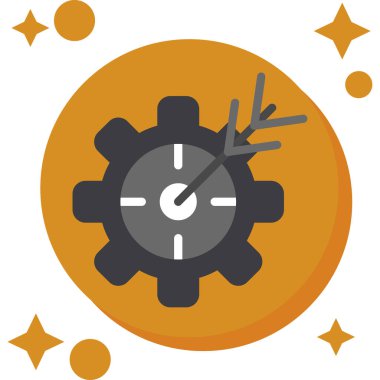 Teçhizat Web simgesi basit illüstrasyon