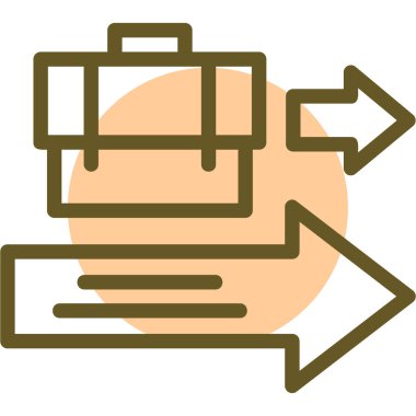 Modern bir simgenin vektör illüstrasyonu