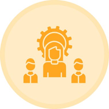 iş insanları simgesi vektör illüstrasyonu