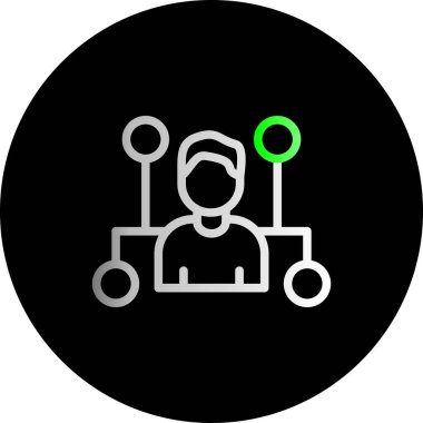 seo modern simgesinin vektör illüstrasyonu