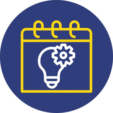 Ampul. Web simgesi basit illüstrasyon