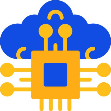 veri sunucu simgesi düz biçimli