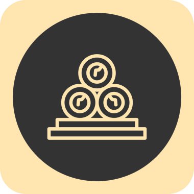 para simgesi soyut arkaplan grubunda izole