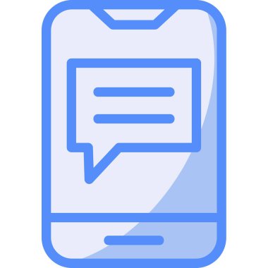 Konuşma balonu ikonu. vektör illüstrasyonu