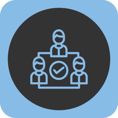 yönetim simgesi, vektör illüstrasyon tasarımı