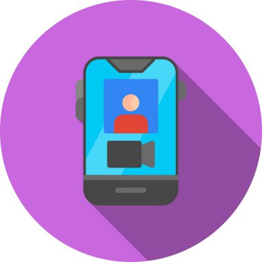 cep telefonu ikonu vektör illüstrasyonu