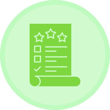 Kontrol listesi simgesi vektör illüstrasyonu