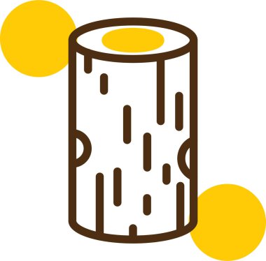 çikolatalı dondurma ikonu ana hatlarıyla