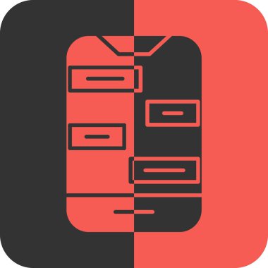 İş ve finans simgesinin vektör illüstrasyonu