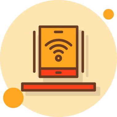 wifi simgesi vektör illüstrasyonu