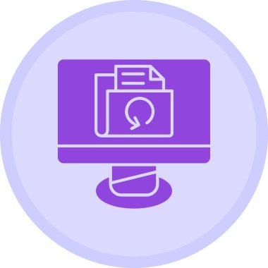 Bir kamera simgesinin vektör illüstrasyonu