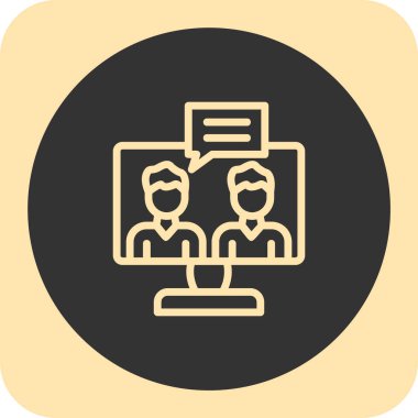 iş ekibi simgesi, vektör illüstrasyonu