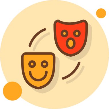 Mutlu yüz simgesi vektör illüstrasyonu