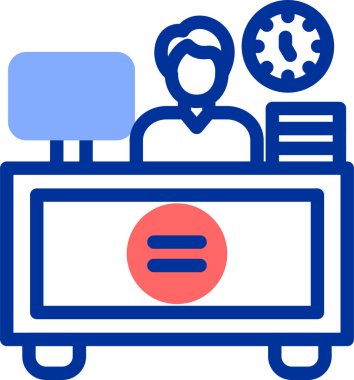 bankacılık simgesi vektör illüstrasyonu