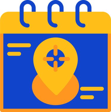 harita simgesi vektör illüstrasyonu