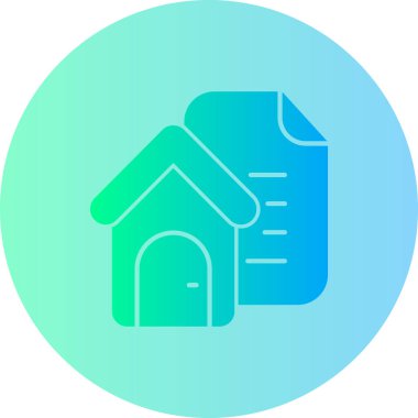 Emlak simgesi vektör illüstrasyon tasarımı