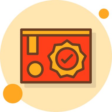 Modern bir müzik simgesinin vektör illüstrasyonu