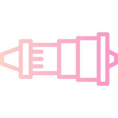 Tornavida. Web simgesi basit illüstrasyon