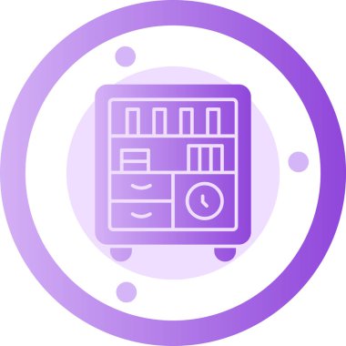 Veri Depolama simgesi, vektör illüstrasyonu