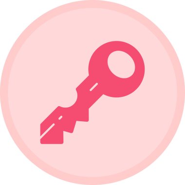 anahtar vektör simgesi modern basit illüstrasyon