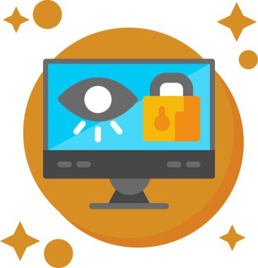 Internet güvenlik vektör çizim