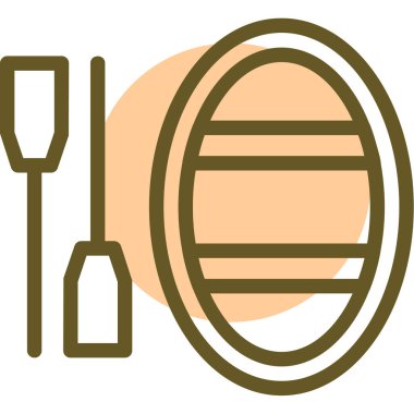 yiyecek simgesi, vektör illüstrasyonu