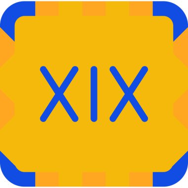 x harfi logo simgesi düz biçimli