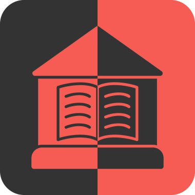 kitap simgesi, vektör illüstrasyonu