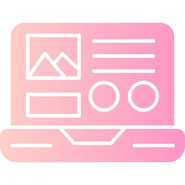 Gelişim için web tasarım simgesi. vektör illüstrasyonu