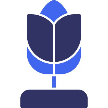 bitki simgesi vektör illüstrasyonu