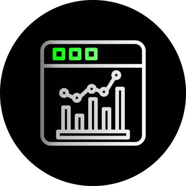 seo modern simgesinin vektör illüstrasyonu