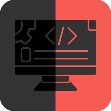 Web tasarım vektörü simgesi