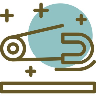 Modern bir simgenin vektör illüstrasyonu