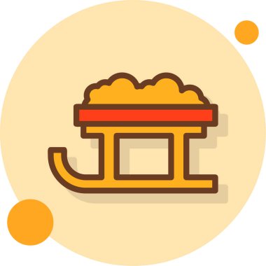 yiyecek vektörü simgesi modern simge illüstrasyonu