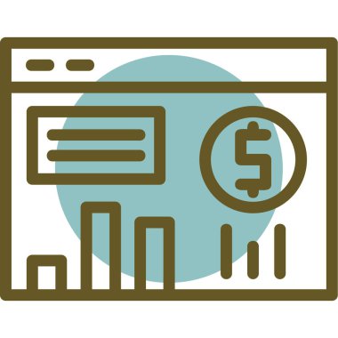 para kavramı, basit tasarım illüstrasyonu