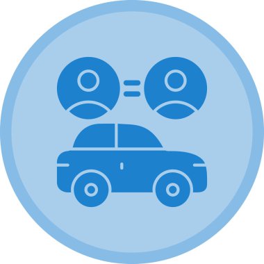 - Araba. Web simgesi basit illüstrasyon