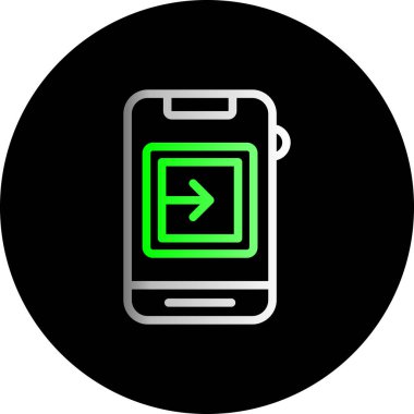 akıllı saat simge vektör illüstrasyonu