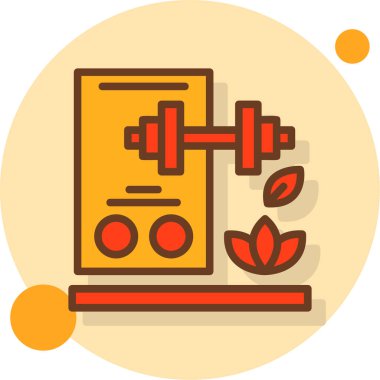 fitness saglikli yasam tarzi simgesi