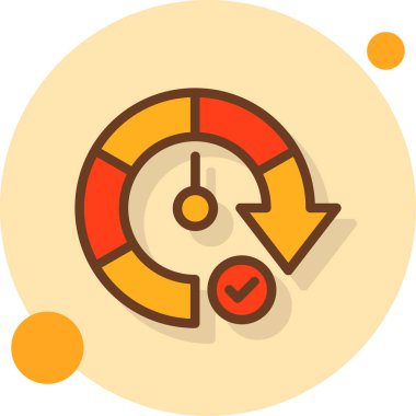 Çizelge şeması diyagramı simgesi doldurulmuş dış hat biçimi