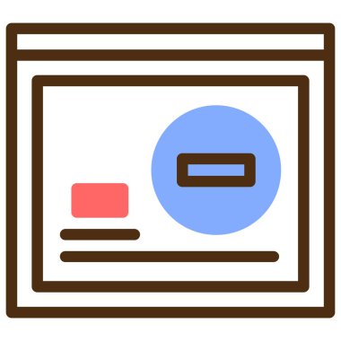 iş simgesi, vektör resimleme