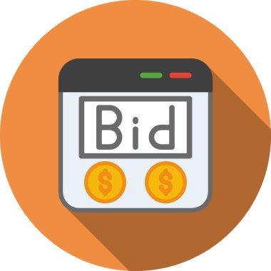 Bir tabletin modern simgesinin vektör illüstrasyonu