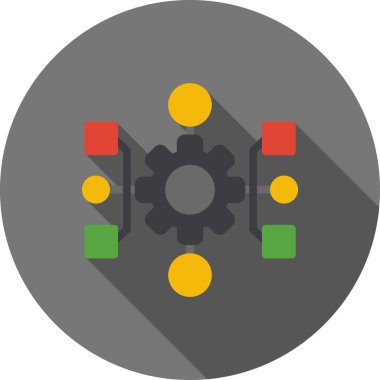 Modern simge tamir simgesinin vektör illüstrasyonu