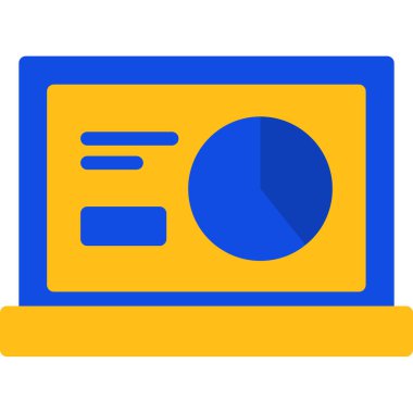 Bilgisayar ekranı. Basit tasarım