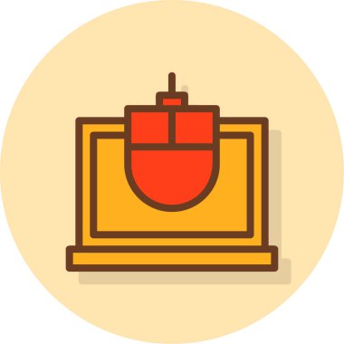 Modern simgenin vektör illüstrasyonu