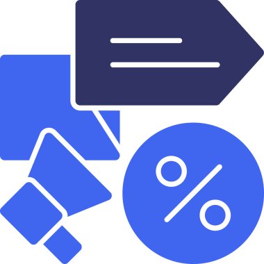 İndirim etiketi simgesi