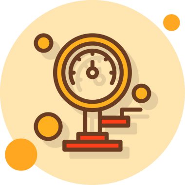 fitness egzersiz simgesi, illüstrasyon, beyaz arkaplan üzerindeki vektör